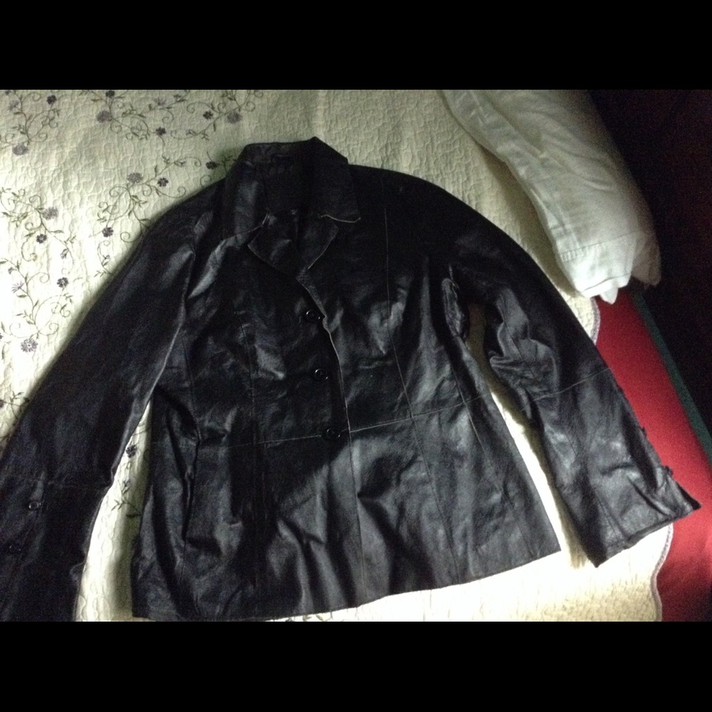 Leather jacket